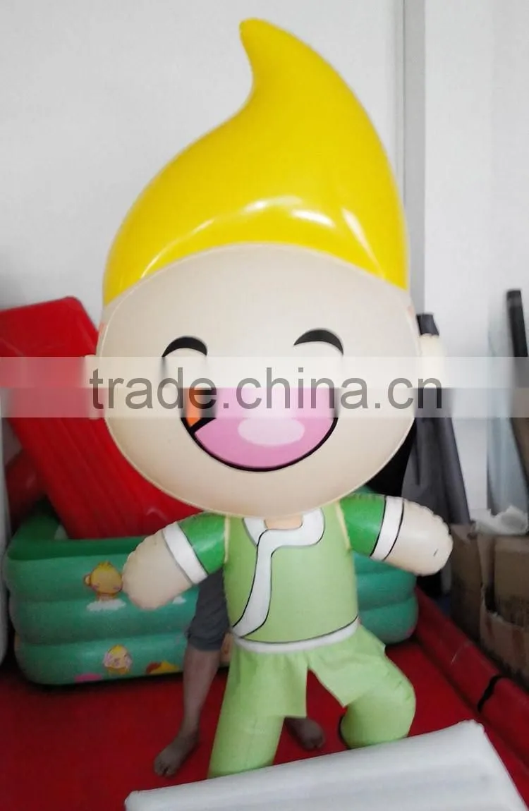 High Quality PVC inflatable boy cartoon
