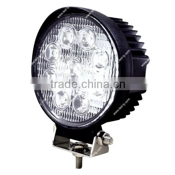 27W car truck LED work lamp 4X4 off road ATV UTV military vechile headlight
