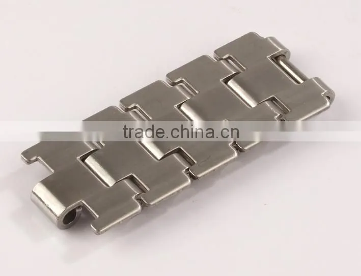 Long life stainsteel steel slat top conveyor chain for conveyor slat top conveyor chain