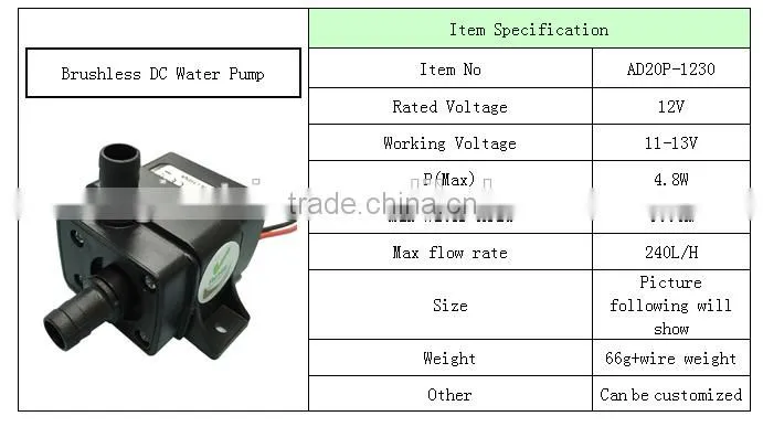 Small Electric Water Pump / Electric Water Pump for House / Pump for Water