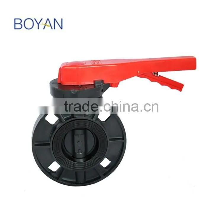 high quality price pvc butterfly valve