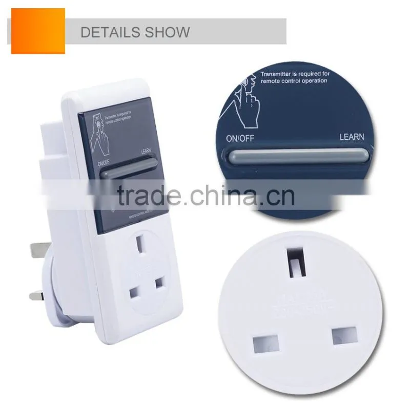 press button ir lamp wireless remote control switch plug