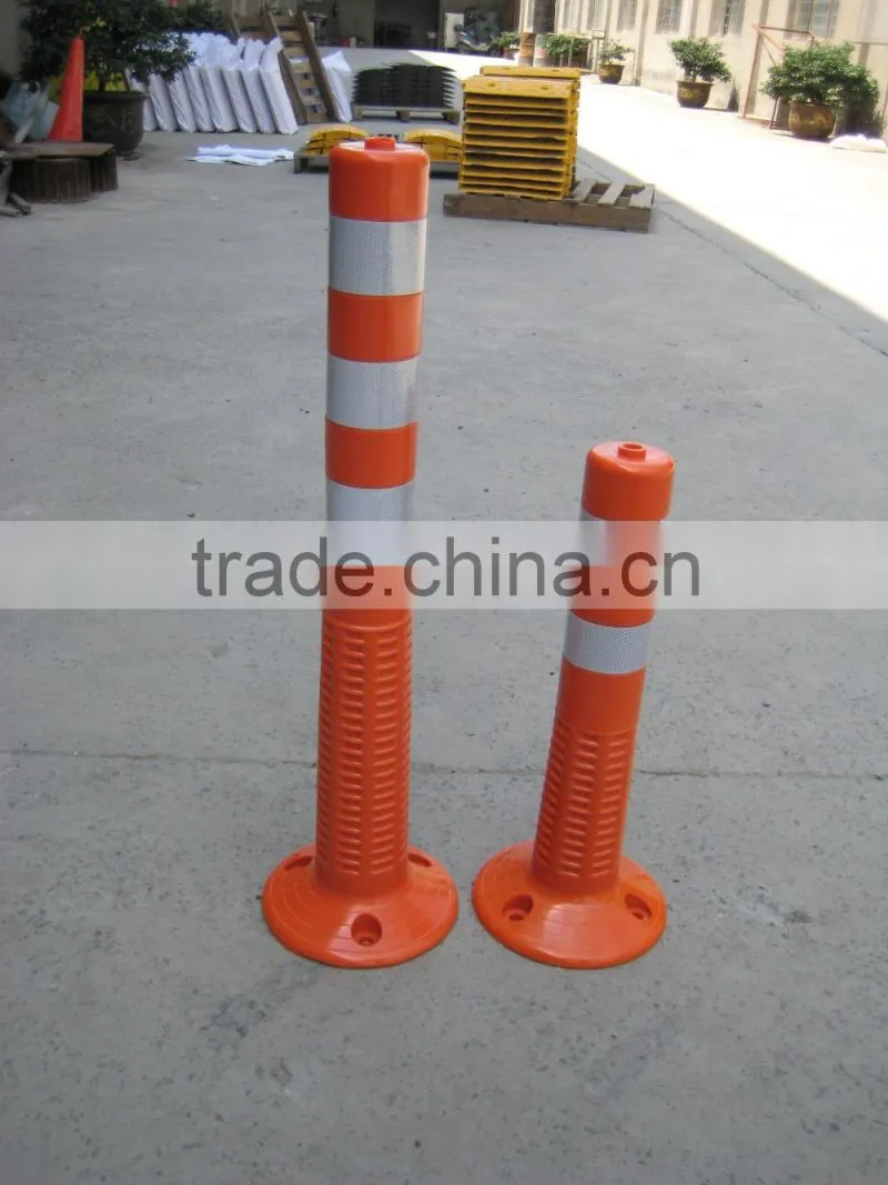 Highway safety flexible EVA delineator postguide post single post car lift