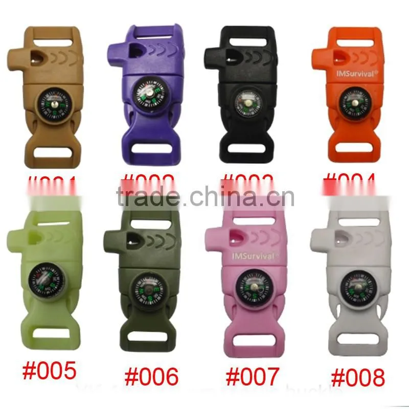 fire starter buckle with compass personalized buckle for paracord high demand products in market for paracord survival bracelet