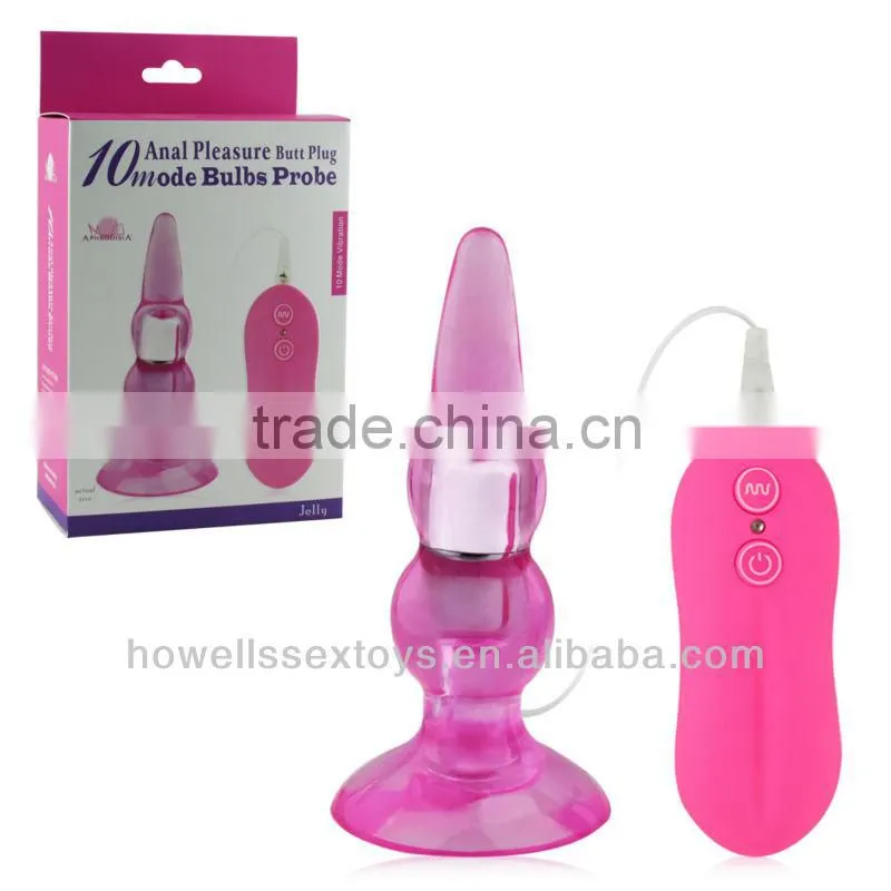 10 Speed Mode Silicone Anal Butt Plug Gay Sex Toys