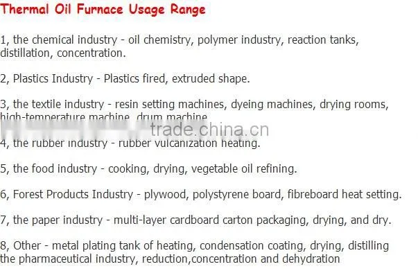 plywood production Oil Heater/steam boiler