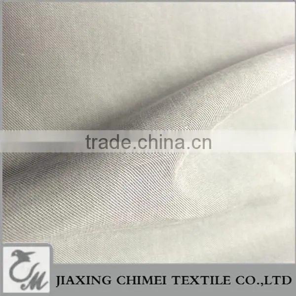 Jiaxing popular shirt fabric of twill fabric cupro polyester fabric