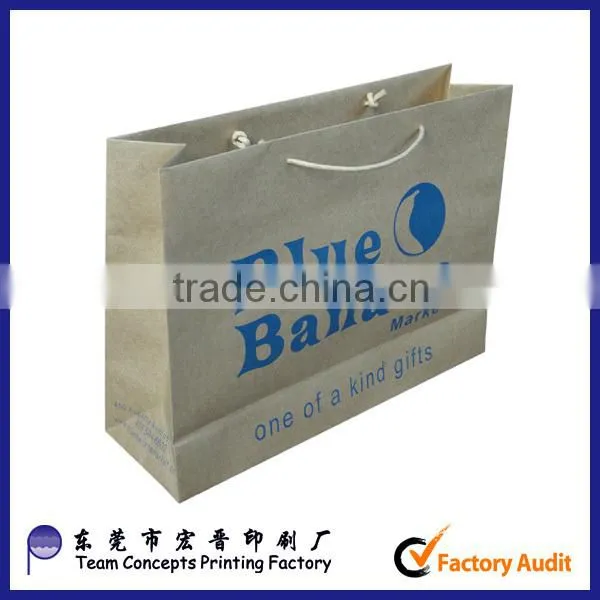 custom printed recycled brown kraft paper bakery bag