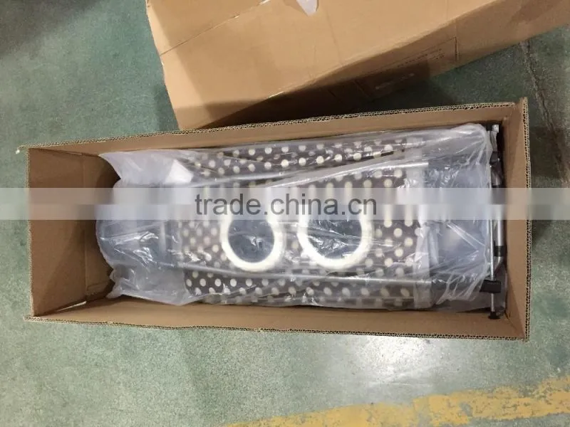 Foldable shopping trolley bag , zip pocket on the cover, good for promotion