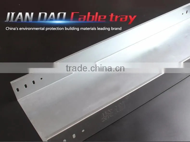ISO Q235 GI Galvanized steel cable tray wire trunking