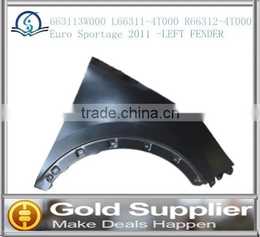 Brand New BODY PARTS for Euro Sportage 2011 -LEFT FENDER(black) 663213W000 /L66311-4T000/R66312-4T000