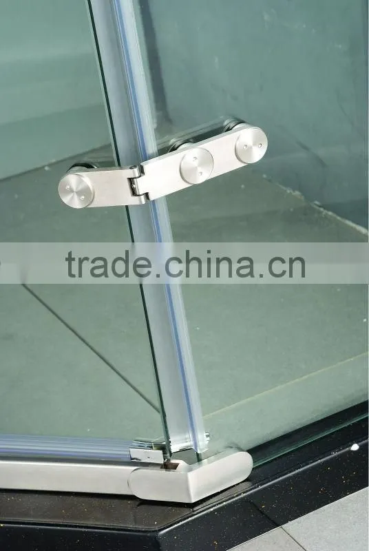 Stainless Steel Glass hinge Pivoted Shower Room (KK3129)