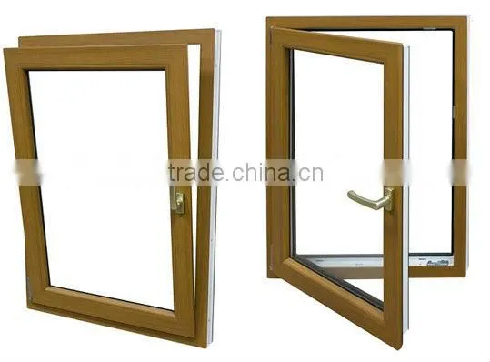 Good quality pvc tilt turn window, casement windows