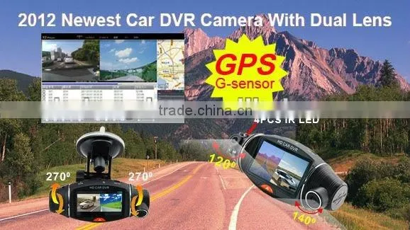 140degrees 2ch camera ntsc pal car dvr