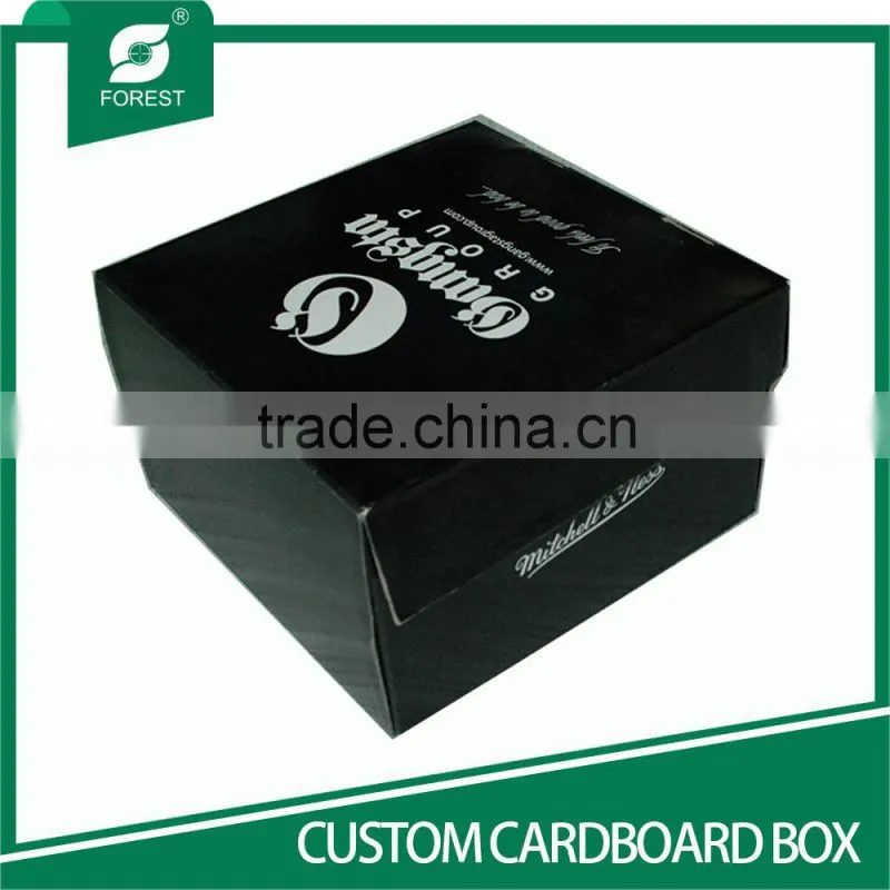 ONE TOP & ONE BOTTOM RECYCLED PAPER FRUIT BOX WITH CUSTOM PRINT