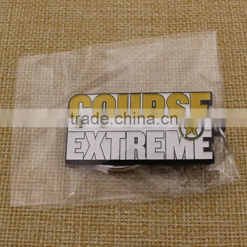 High quantity custom metal enamel keychain for sale