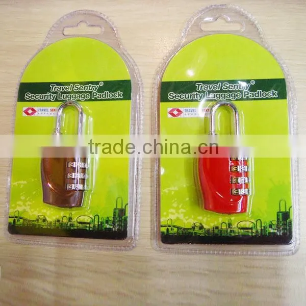 New Products Security Lock Zinc Alloy Security TSA Luggage Lock