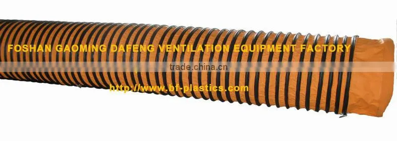 8000Pa marine Negative Pressure Flex Duct for suck and exhaust gas