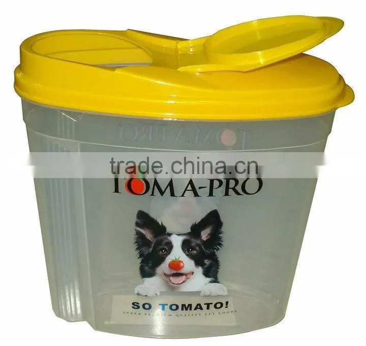 H508B 2KG 5liter plastic pp pet food container
