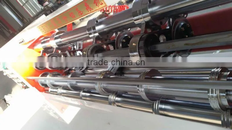 High efficiency Import & export carton box forming manufacture corrugated cardboard thin knife slitting the edge machine