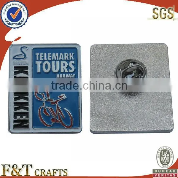 promotional advertising gift metal flashing badge