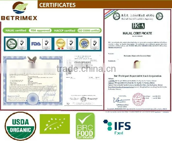 Bottled Orginal Coconut Water Brand Cocoxim Made in Viet Nam