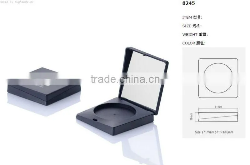 wholesale empty cosmetic square powder package