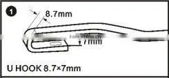 Universal Hybrid Windshield Wiper Blade S920 for Japanese Cars