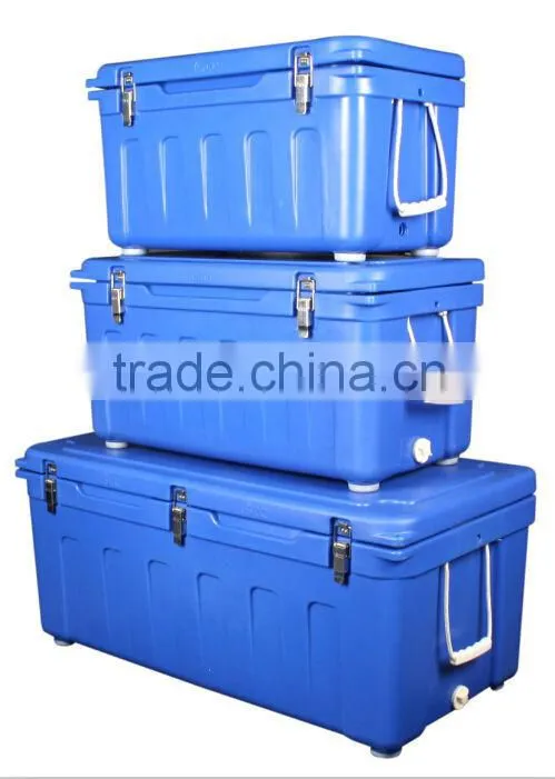 SCC Ice bin cooler, rotomold plastic ice cooler