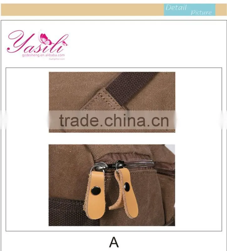 outdoor adventure backpack,functional backpacks cheap and beautiful,Teenagers Leisure Canvas Backpack
