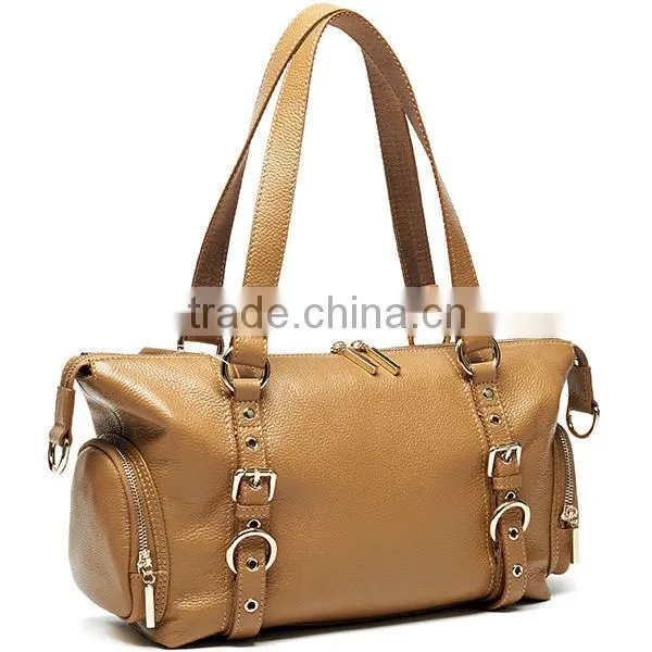 2014 designer Guangzhou Factory lady leather handbag goldfish