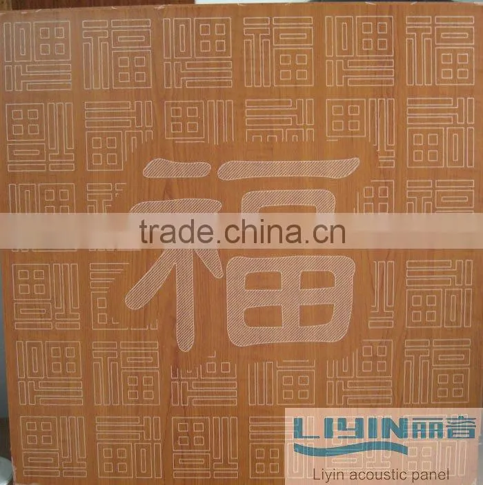 OEM design Carved acoustic perforated panel