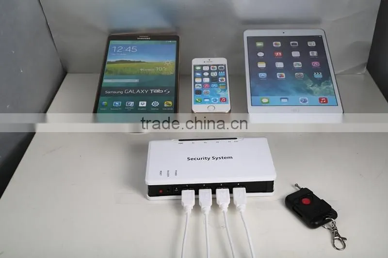 Hot sell 8 ports multiple phone security system display