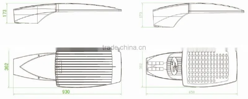 XG 002 LED street light 200W