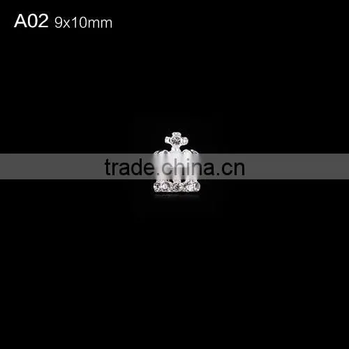 2016 most fashion sliver jewlery set for aluminum alloy nail decoration