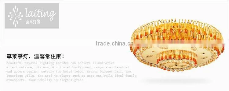 Traditional crystal flush mounted lighting