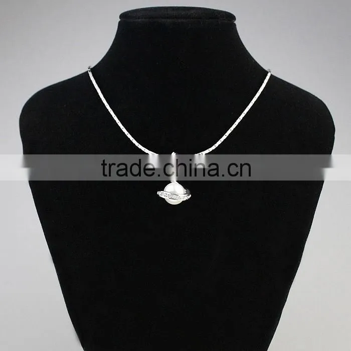 crystal 18k gold pendant pearl necklace