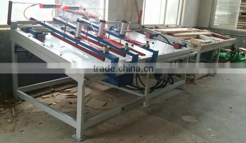 Single side wooden door assemby press machine