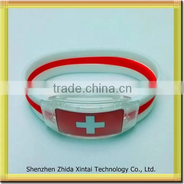 alibaba website silicone led wrist band