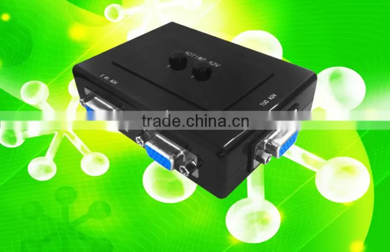 Best Selling vga switch 2 input 1 output 2ports vga switch