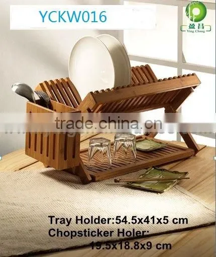 durable bamboo plate holder