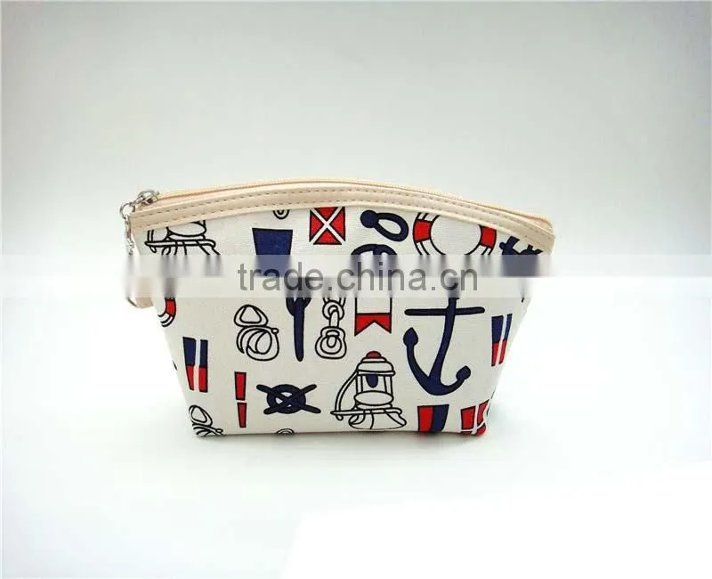 Promotional canvas cosmetic travel bag made in Guangzhou China