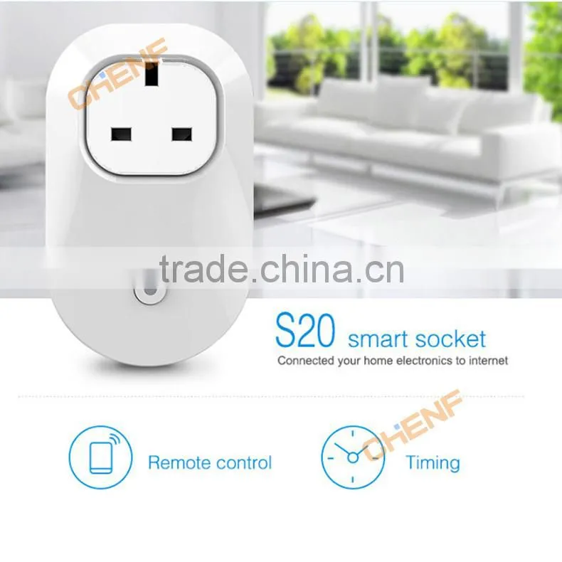 Newest Design Cheaper UK Plug Wifi Power Socket Switch