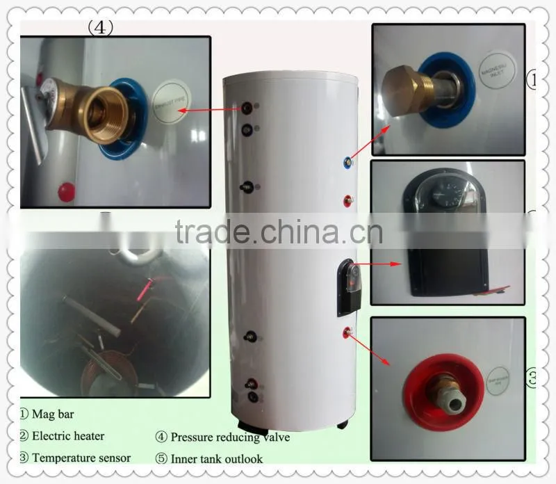 100L To 1000L Separated Pressurized Balcony Solar Heater Flat Plat Solar Collector Solar Geyser