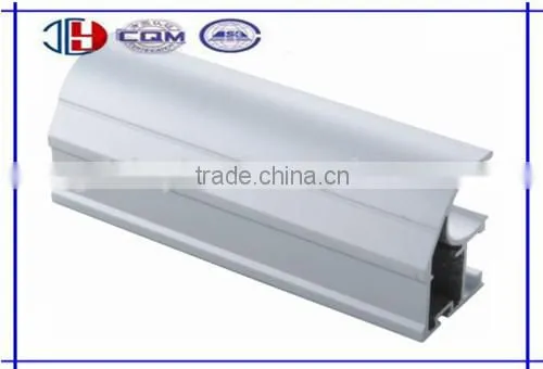 Lower horizontal aluminum extruded profile for wardrobe