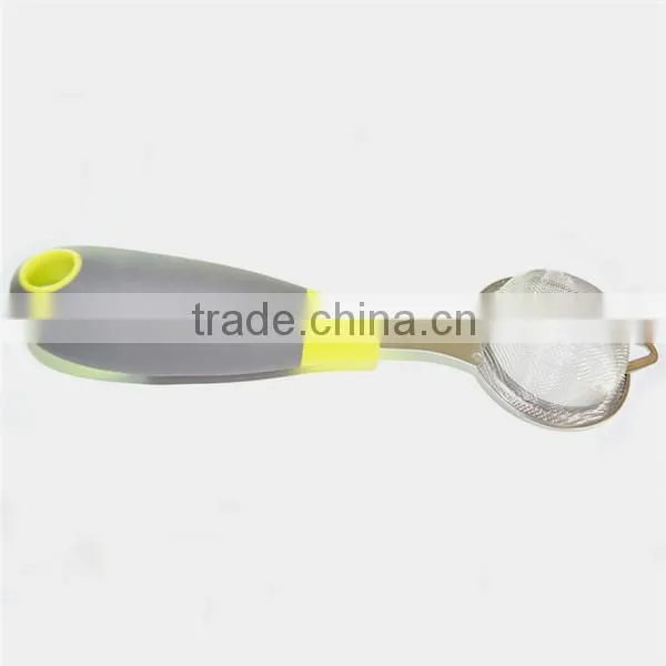 Colorful handle mini stainless steel colander