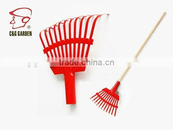 11 Teeth Red Colour Garden Golf Rake
