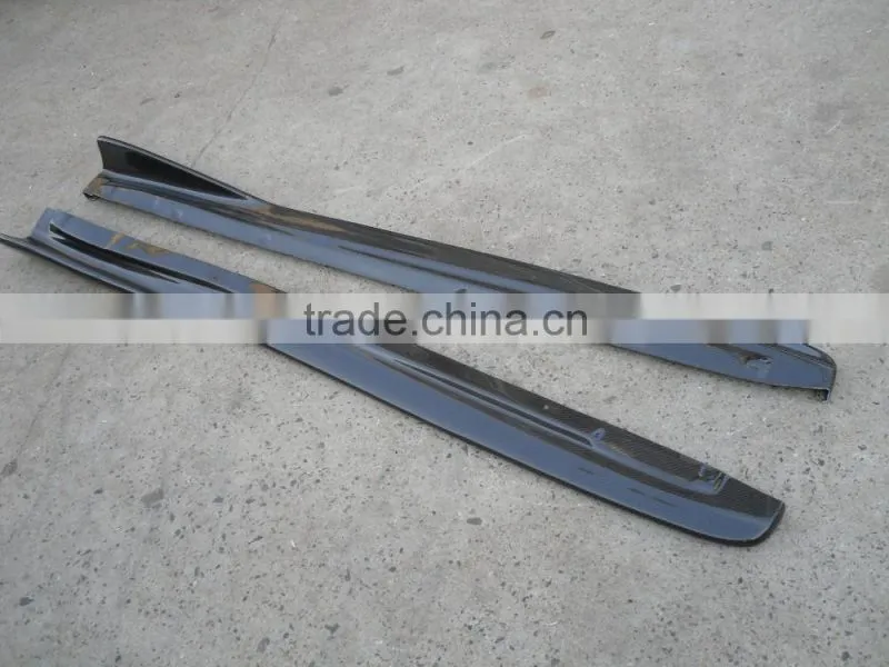 Carbon fiber CS Bottom Line Style Side Skirt Extension For 2004-2007 Impreza WRX STI 8-9th GDA GDB (pair) CF
