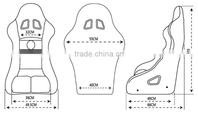 Beltenick FIA Carbon Fiber Sports Racing Car Seat RST-500