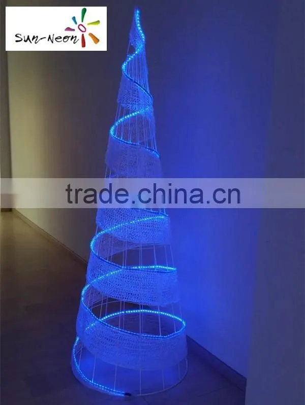 Holiday time led light decoration fancy christmas decoration light with high quality led christmas cone shape light